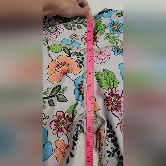 Becco Floral Leggings NWOT - Picture 7 of 10